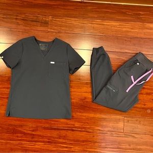 Figs Night Sky Scrub Set - Size Small